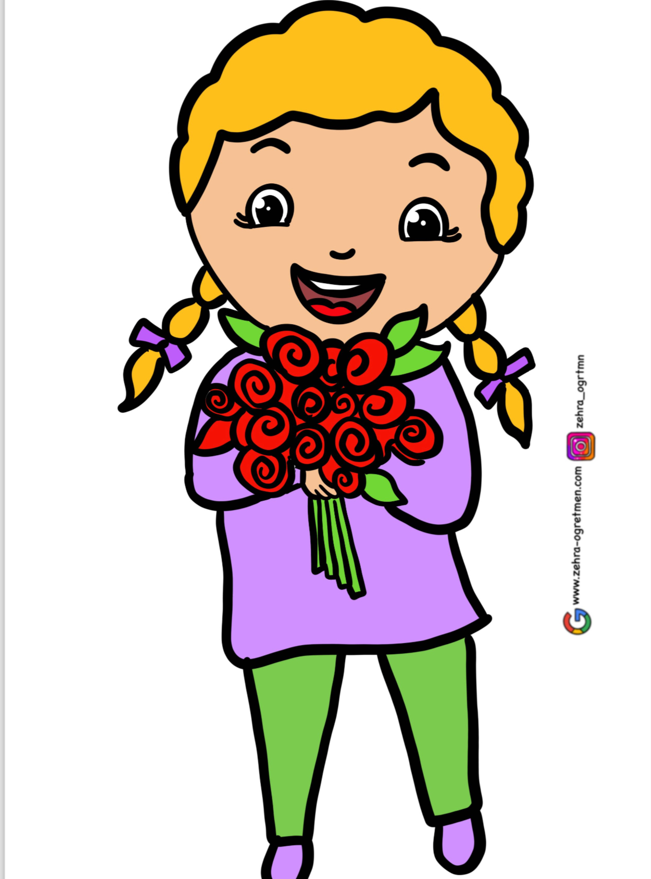 ( PANO 3) Canım Öğretmenim Panosu Çocukları RENKLİ A4