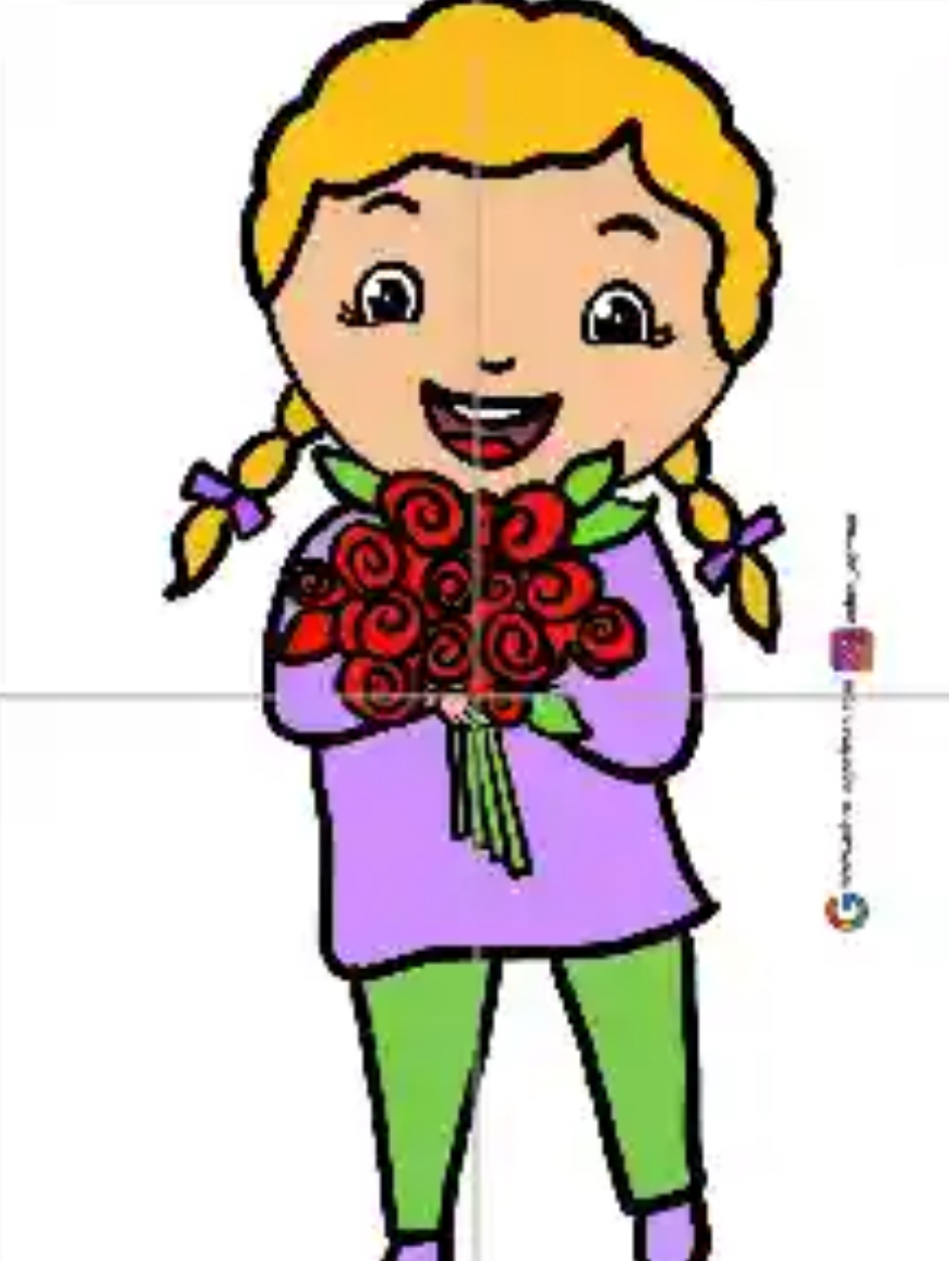 ( PANO 3) Canım Öğretmenim Pano Çocukları 4A4 RENKLİ