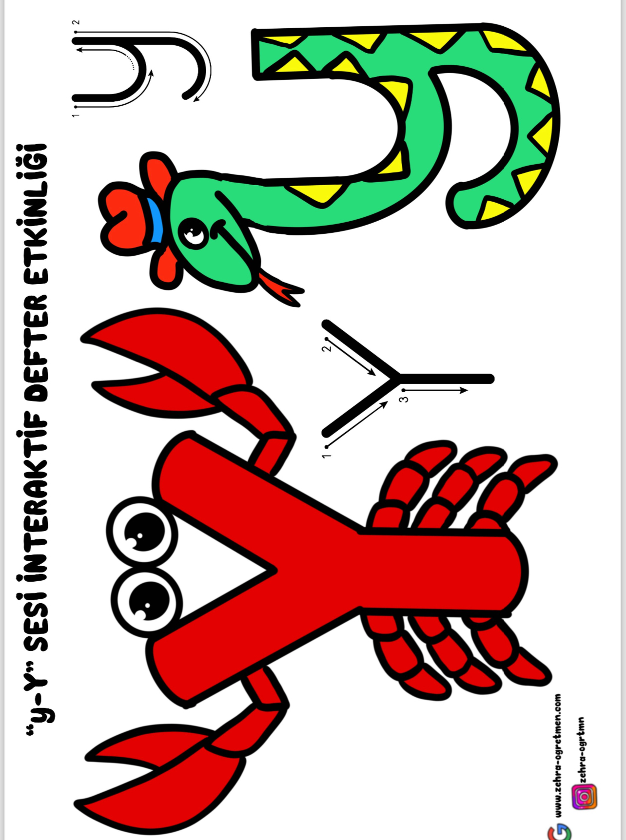 Y Sesi İnteraktif Defter Etkinliği