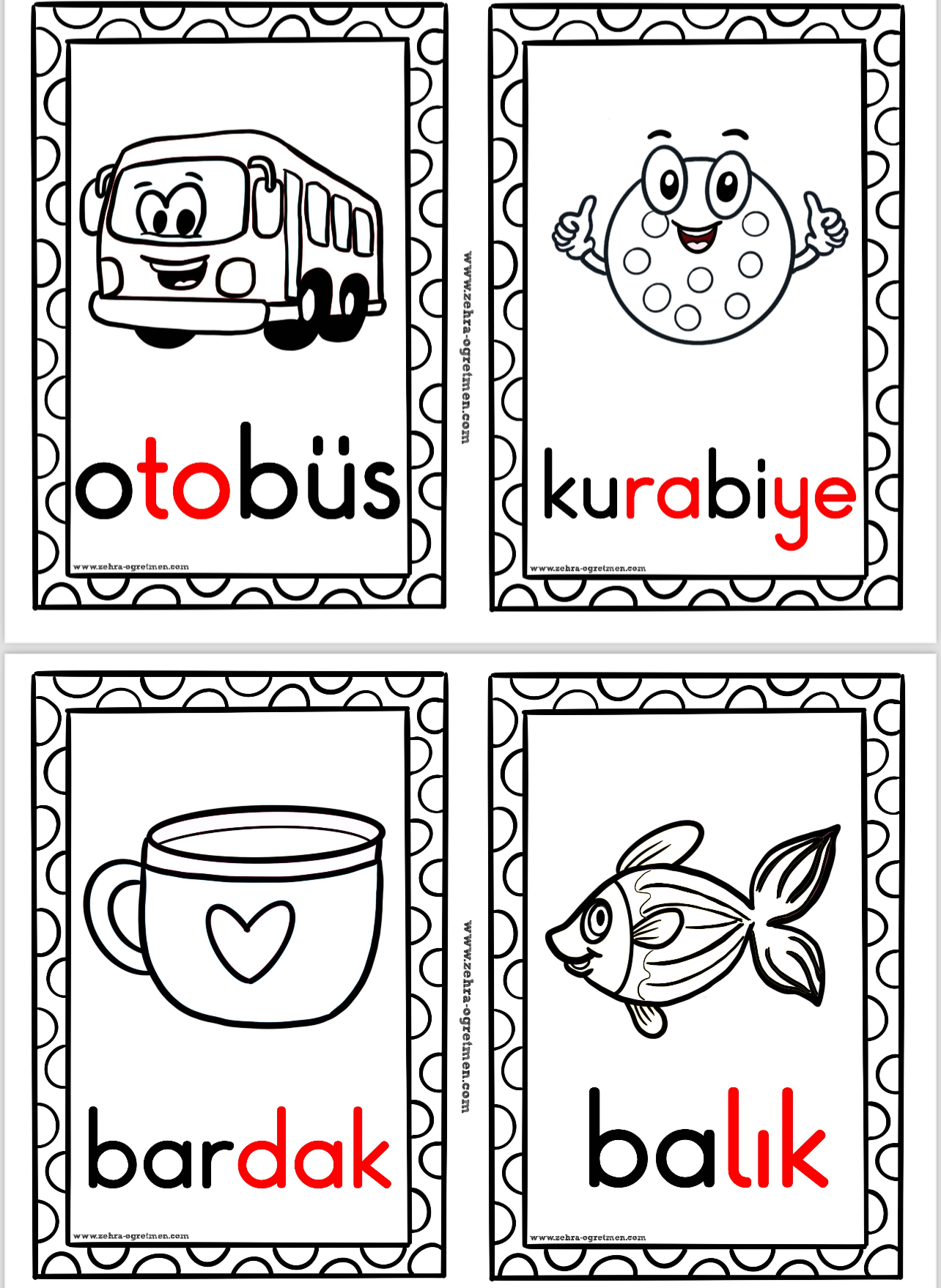 ÖRIDSB GÖRSEL OKUMA KARTLARI RENKSİZ (133 Adet)