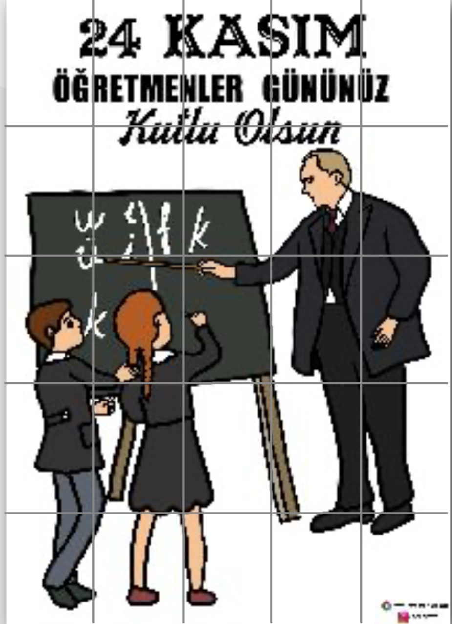 ( PANO 8) Atatürklü Pano 25 A4 RENKLİ