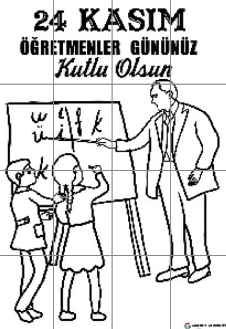 ( PANO 8) Atatürklü Pano 16 A4 RENKSİZ