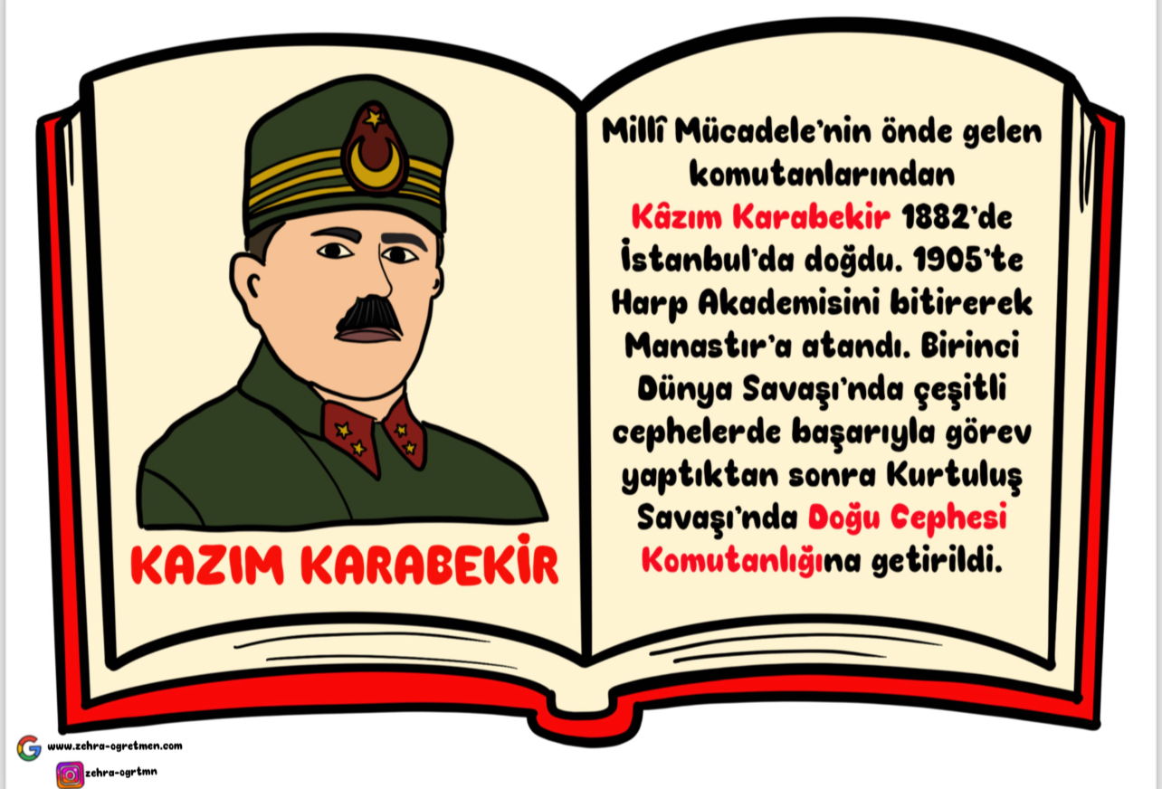 Milli Mücadele Kahramanlarımız Afişi A4 RENKLİ