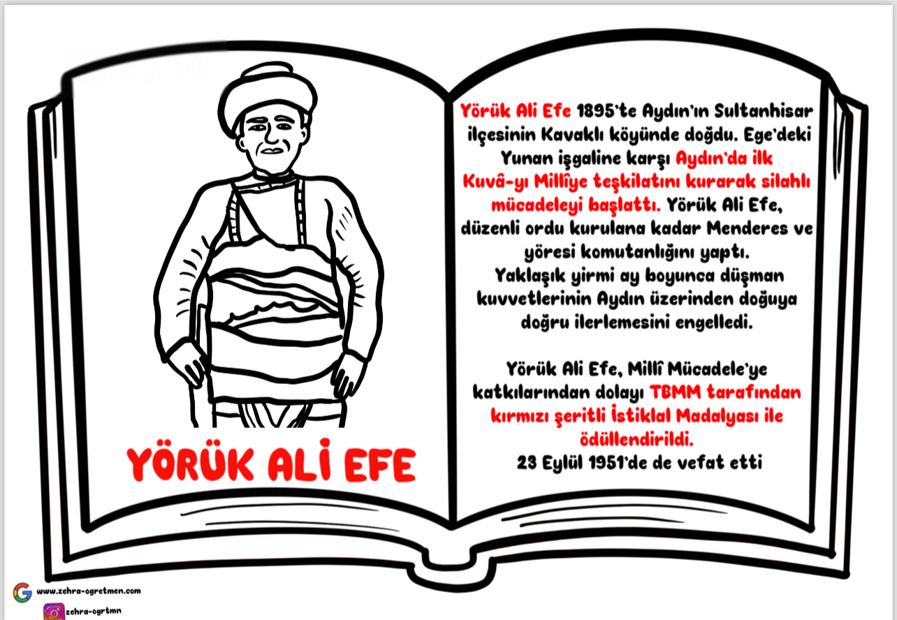 Milli Mücadele Kahramanlarımız Afişi A4 RENKSİZ