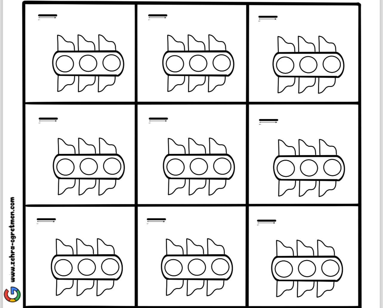 I Sesi Deftere Yapıştırmalık Görseller RENKSİZ ( 15 24 30 48 Öğrenci İçin )
