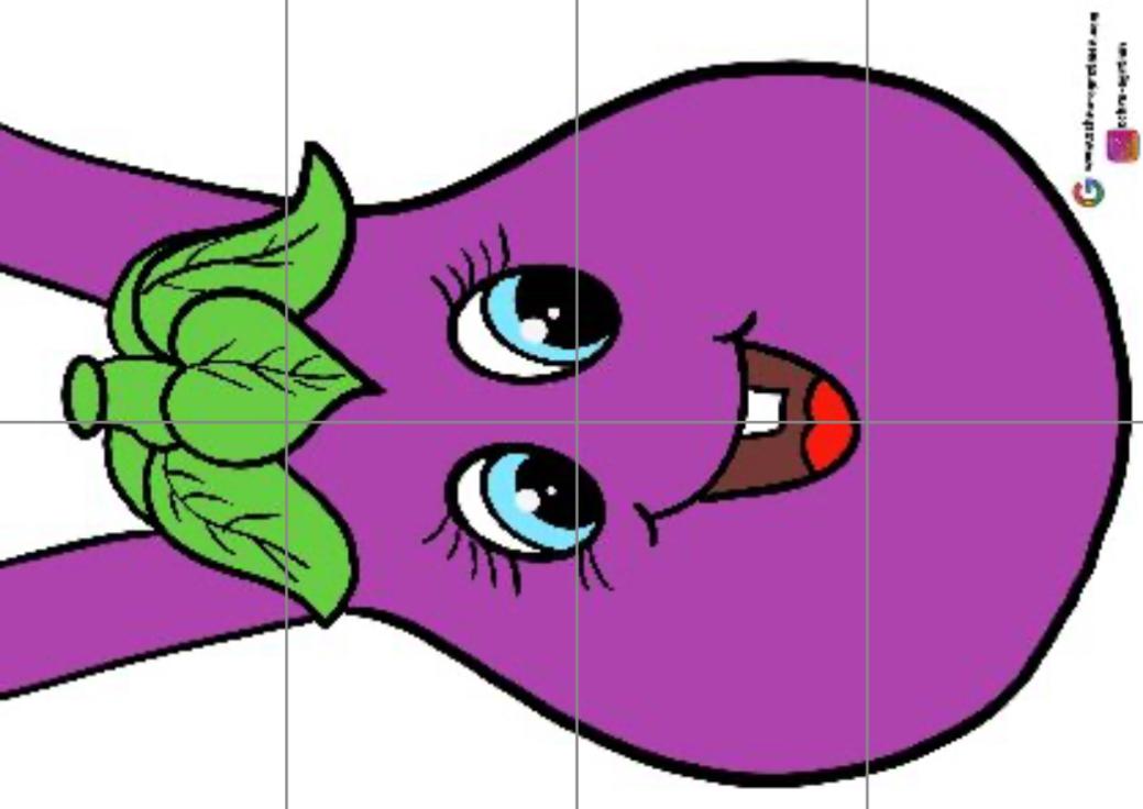 Yerli Malı Patlıcan Kostümü 8 A4 RENKLİ