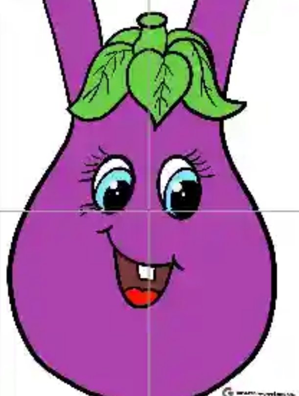 Yerli Malı Patlıcan Kostümü 4 A4 RENKLİ