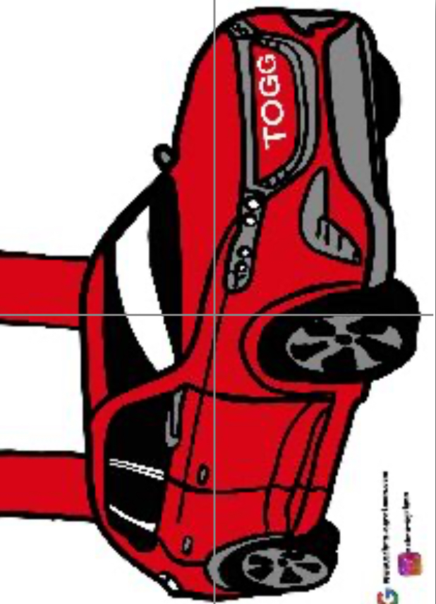 Yerli Arabamız TOGG 4 A4 RENKLİ