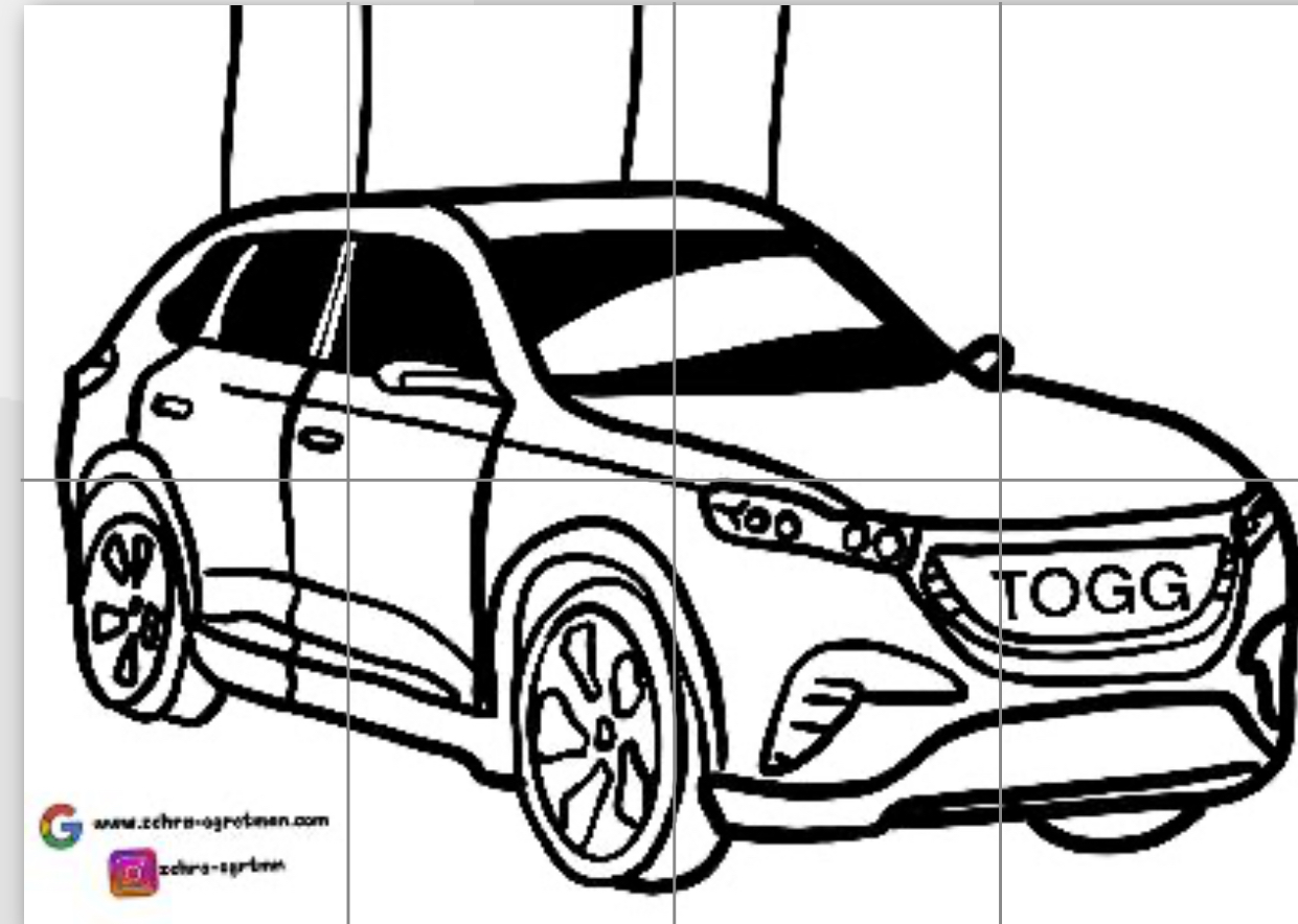 Yerli Arabamız TOGG 8 A4 RENKSİZ