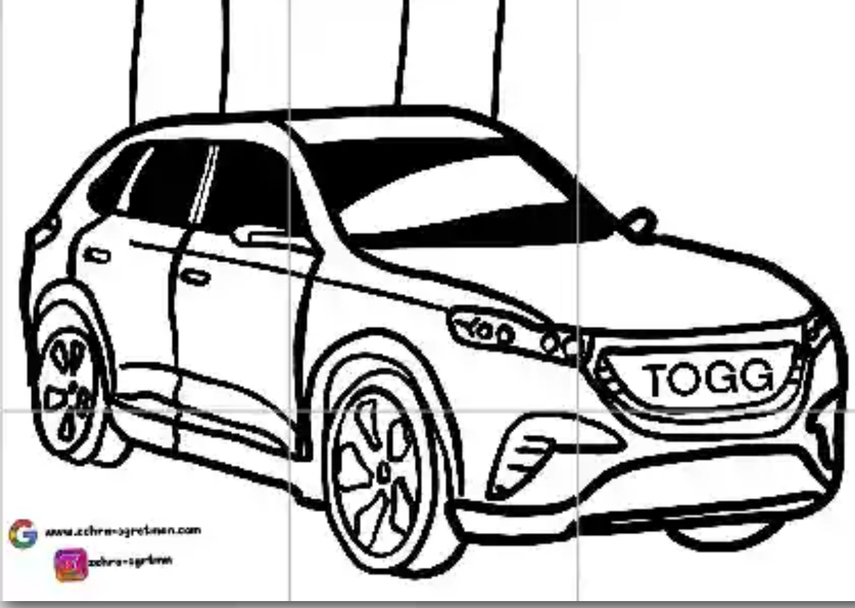 Yerli Arabamız TOGG 6 A4 RENKSİZ