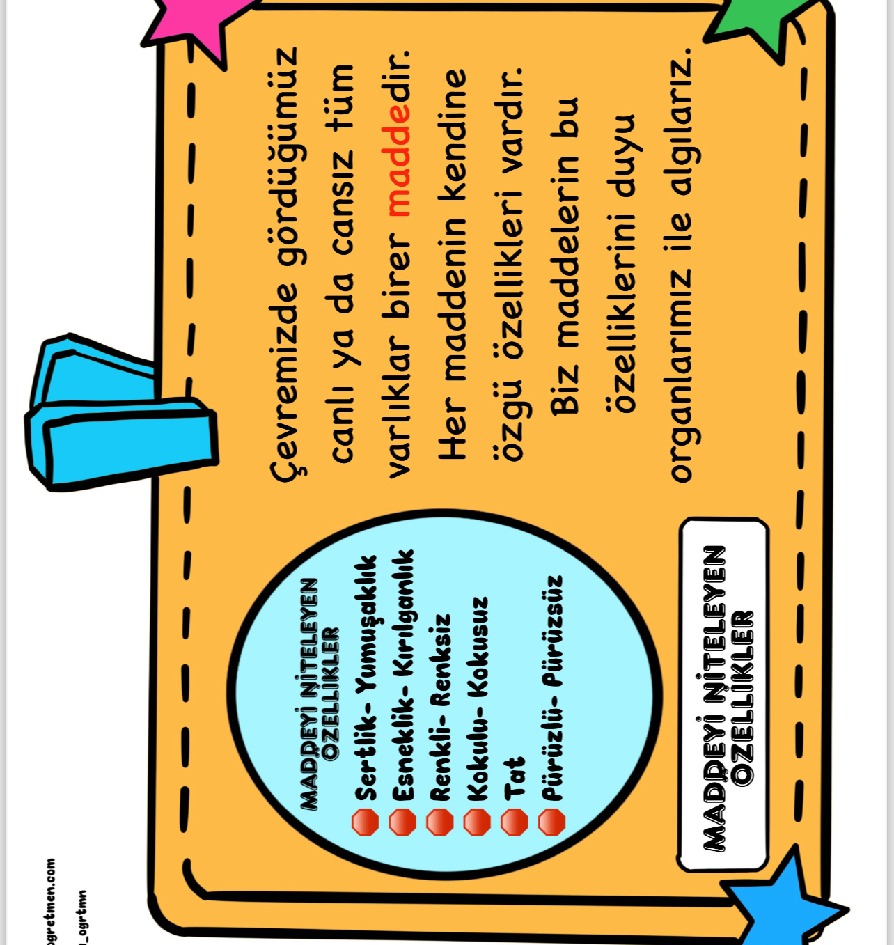 4.Konu Maddeyi Niteleyen Özellikler Konu Anlatımı RENKLİ
