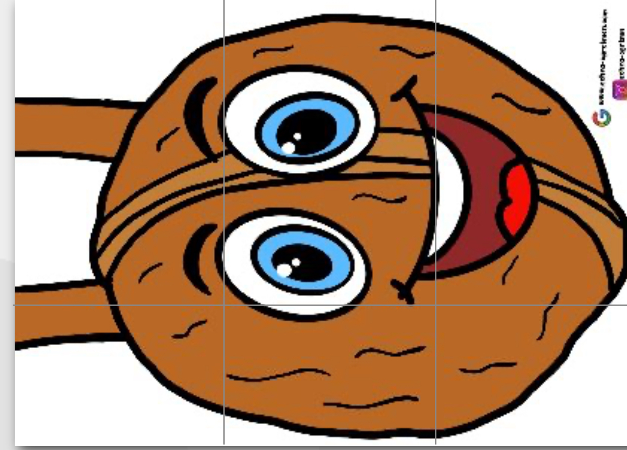 6 A4 Yerli Malı Ceviz Kostümü RENKLİ