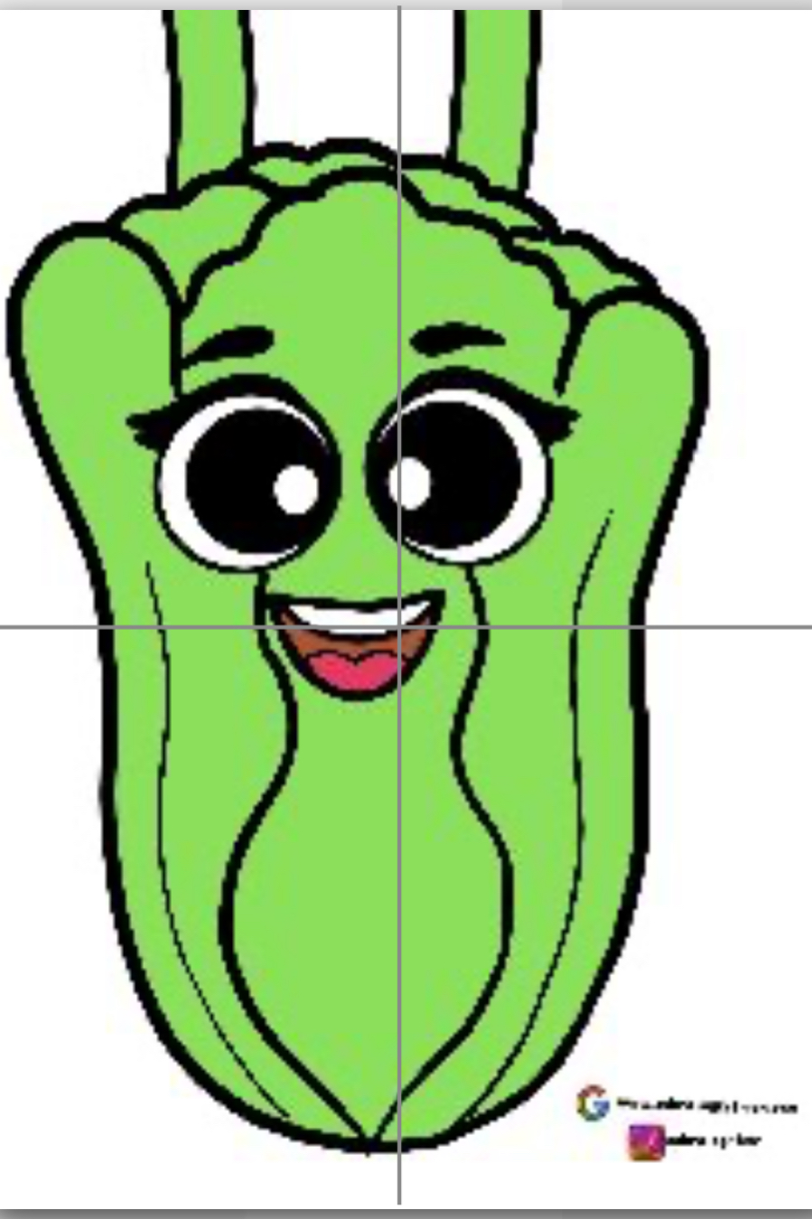 4 A4 Marul Kostümü RENKLİ