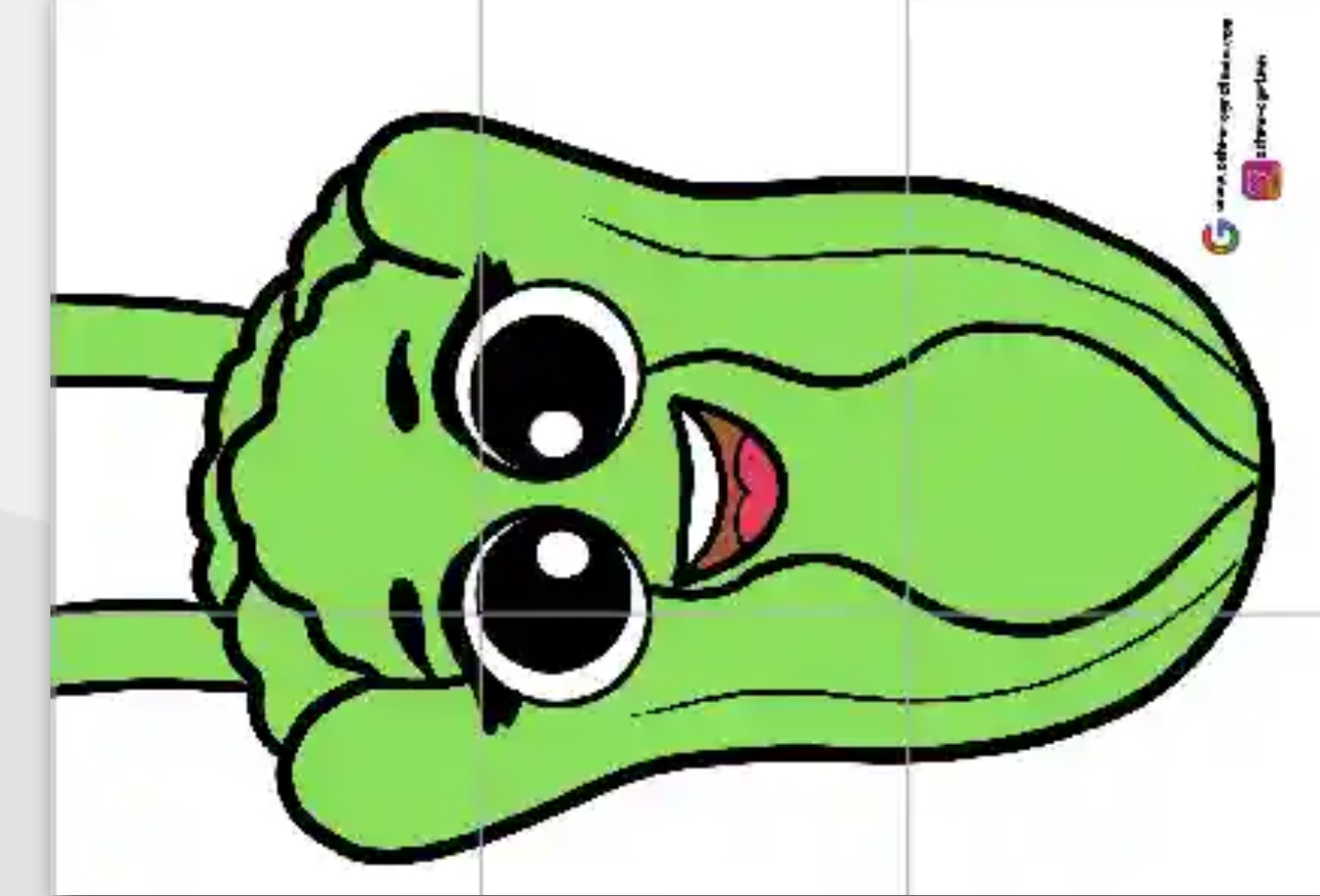 6 A4 Marul Kostümü RENKLİ