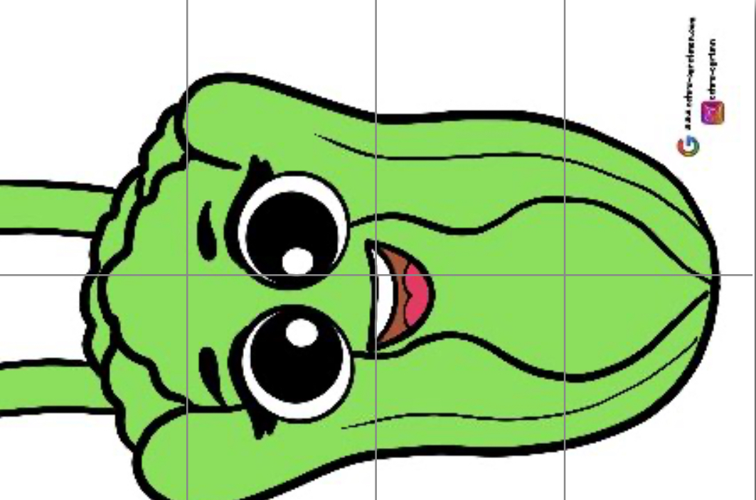 8 A4 Marul Kostümü RENKLİ