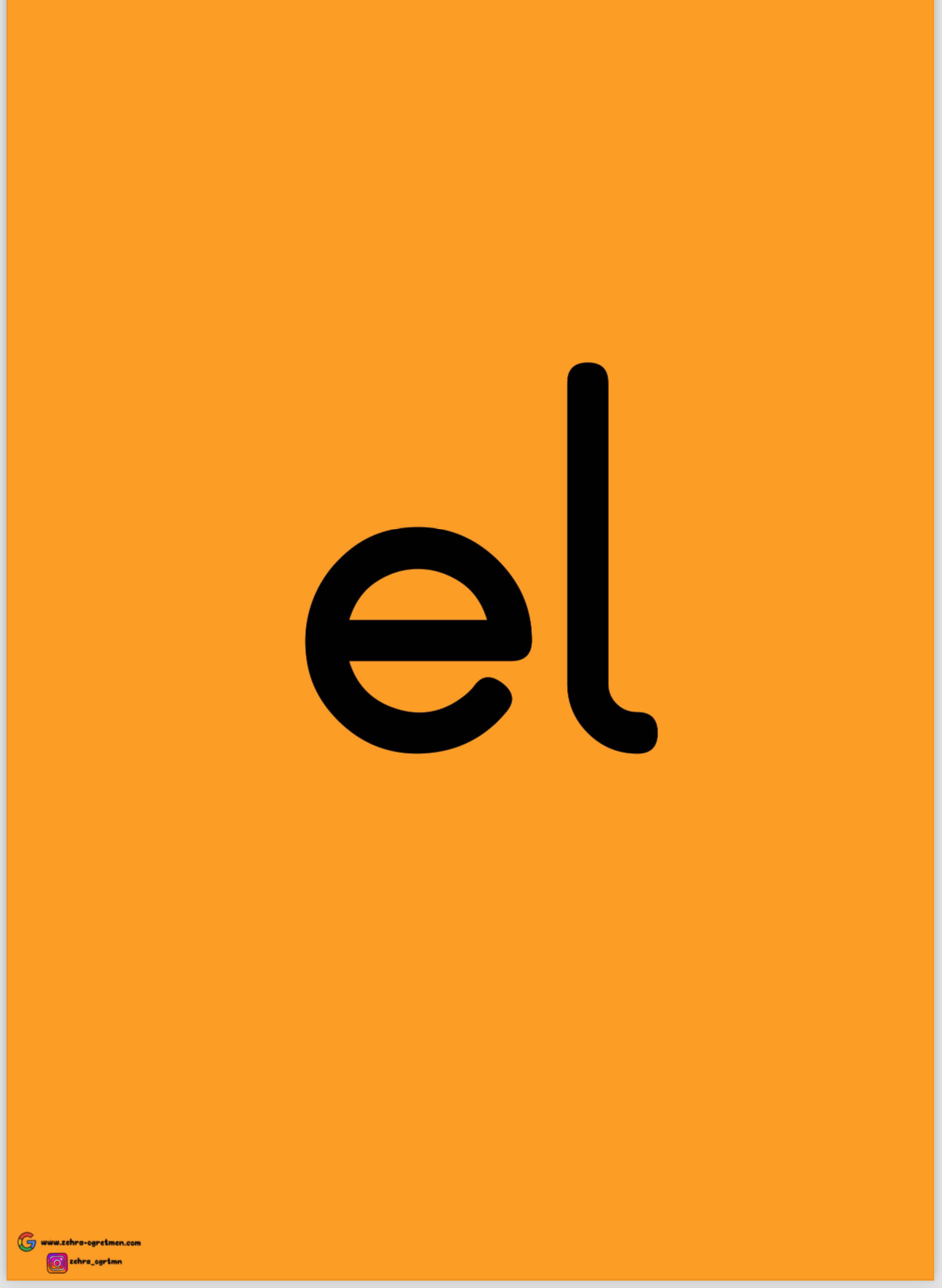 Sınıf İçi Oyun (El le ele elle el ele ) RENKLİ