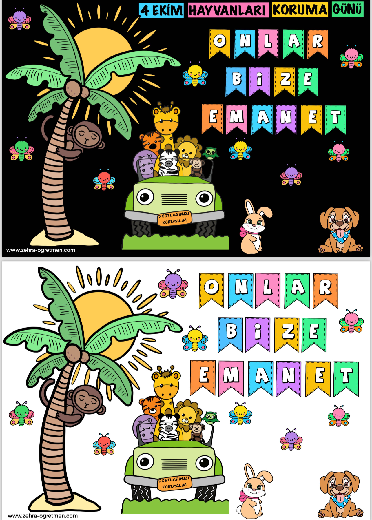 4 EKİM HAYVANLARI KORUMA GÜNÜ DİJİTAL PANO