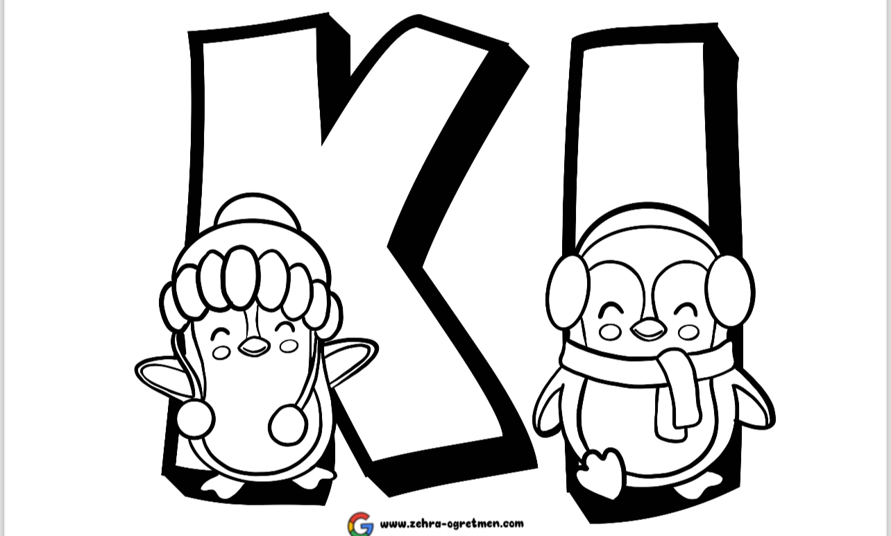 PENGUENLİ Kısa Bir Mola Yazı Şablonu RENKSİZ