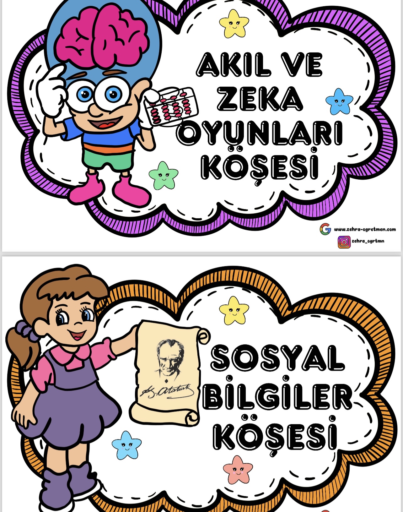 Köşe Başlıkları 1 ( Siyah Yazı Stili Beyaz Arka Plan )