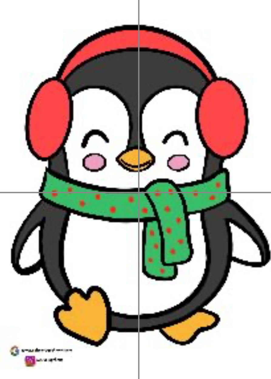 4 A4 Penguen 4 RENKLİ RENKSİZ