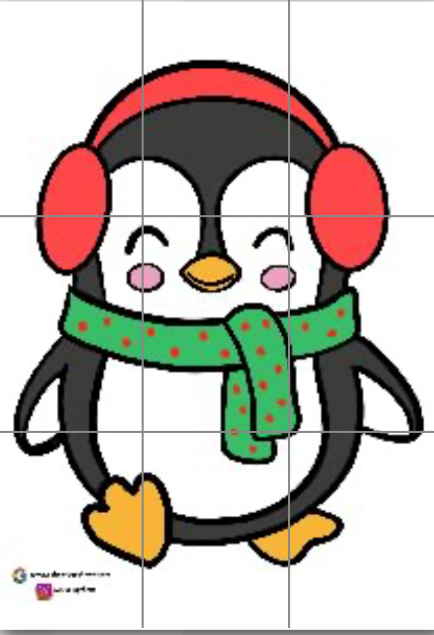 9 A4 Penguen 4 RENKLİ RENKSİZ