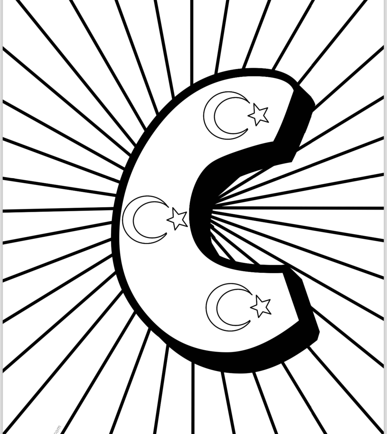 Cumhuriyet 100.Yıl ( Boyama Etkinliği) A4 BOY