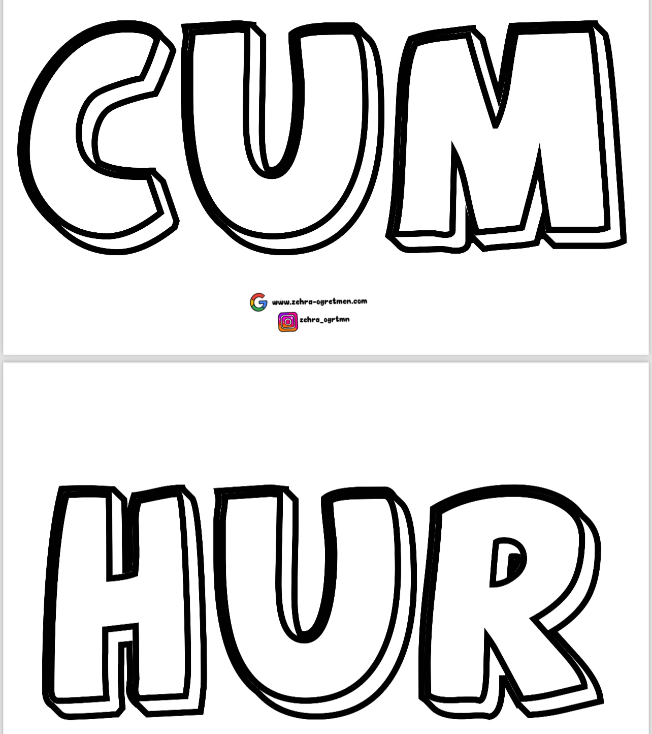 Cumhuriyet Bayramı Yazı Şablonu ( RENKSİZ)