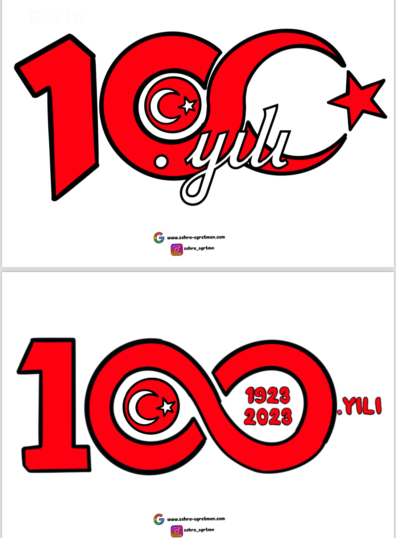 100. Yıl Logosu 29 Ekim ( A4)