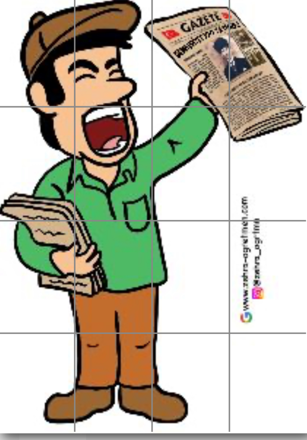 Cumhuriyet 100 Yaşında Gazetesi Satan Çocuk 2 ( 16 A4 RENKLİ)