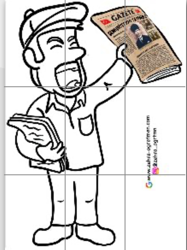 Cumhuriyet 100 Yaşında Gazetesi Satan Çocuk 2 ( 9 A4 RENKSİZ )