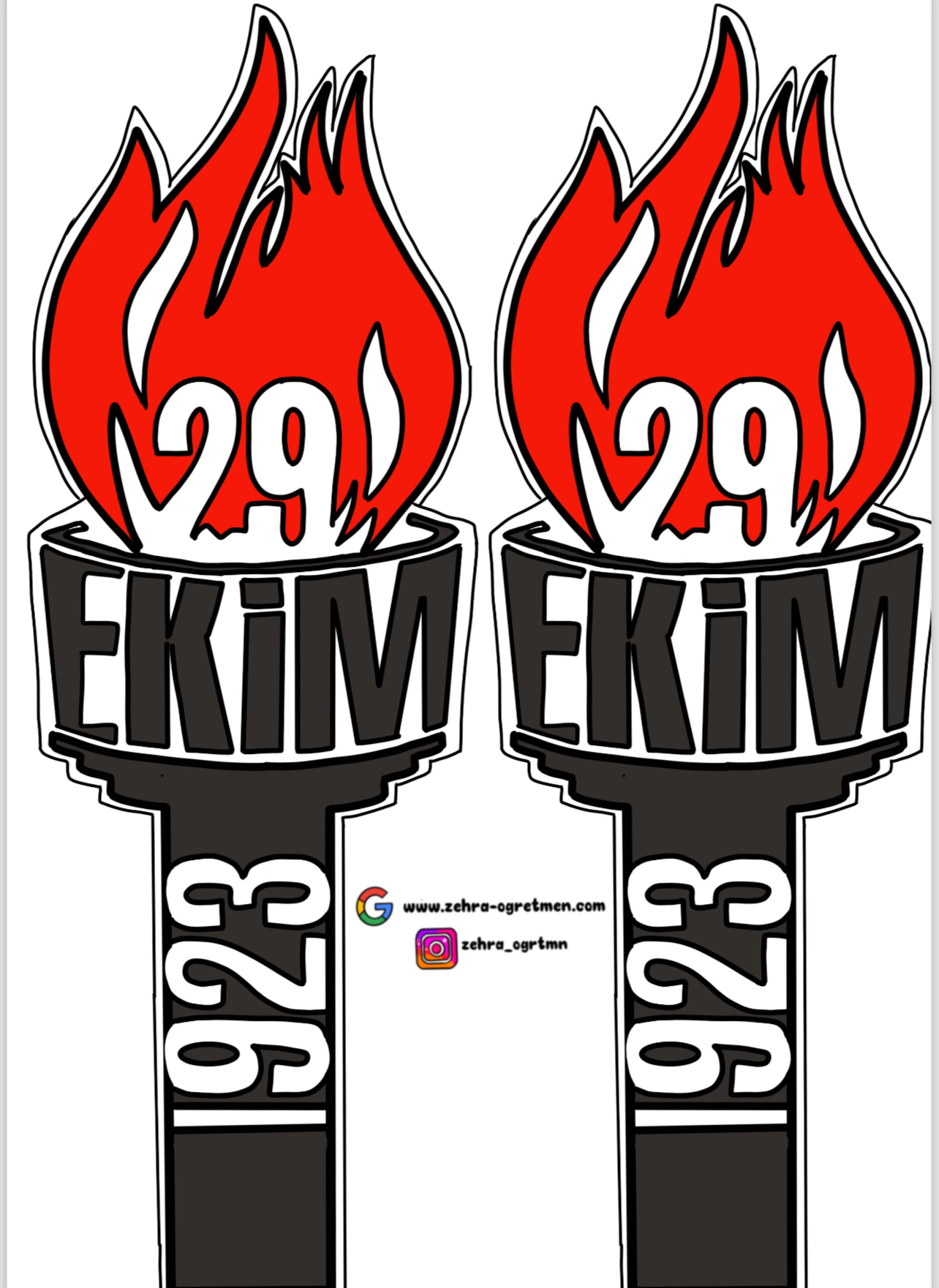 29 Ekim Meşalesi (A4 )