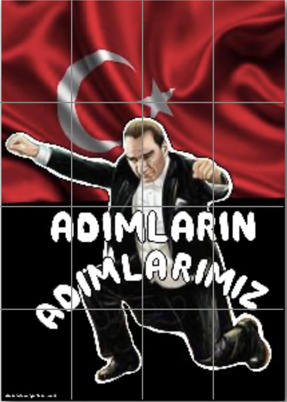 Adımların Adımlarımız Panosu ( 16 A4)