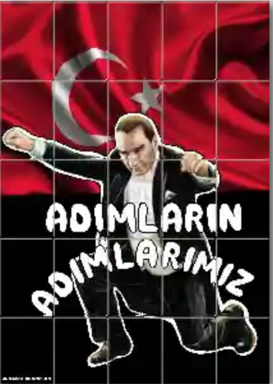 Adımların Adımlarımız Panosu ( 25 A4)