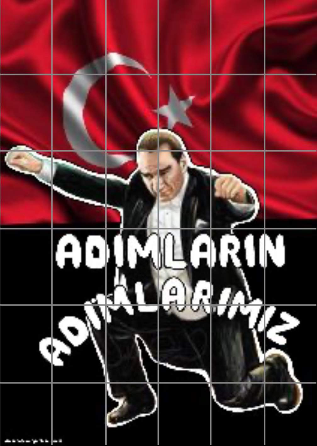 Adımların Adımlarımız Panosu ( 36 A4)