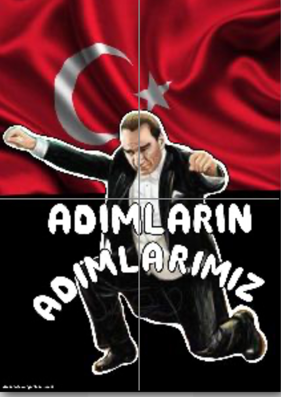 Adımların Adımlarımız Panosu (4 A4)