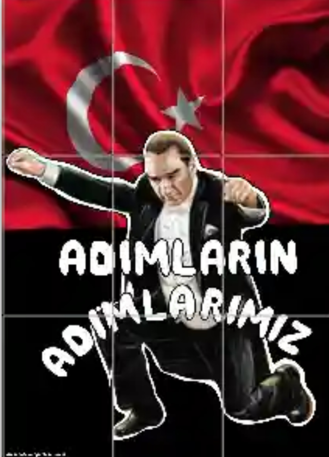 Adımların Adımlarımız Panosu (9 A4)