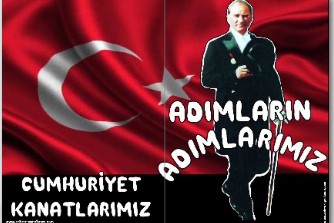 Adımların Adımlarımız Cumhuriyet Kanatlarımız ATATÜRK 1 YATAY ( 2 A4)