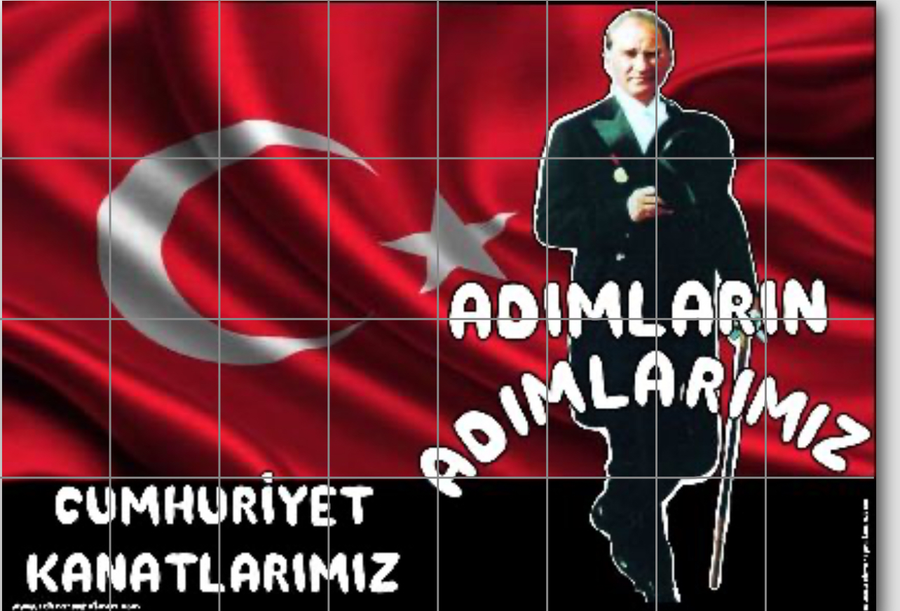 Adımların Adımlarımız Cumhuriyet Kanatlarımız ATATÜRK 1 YATAY ( 32 A4)