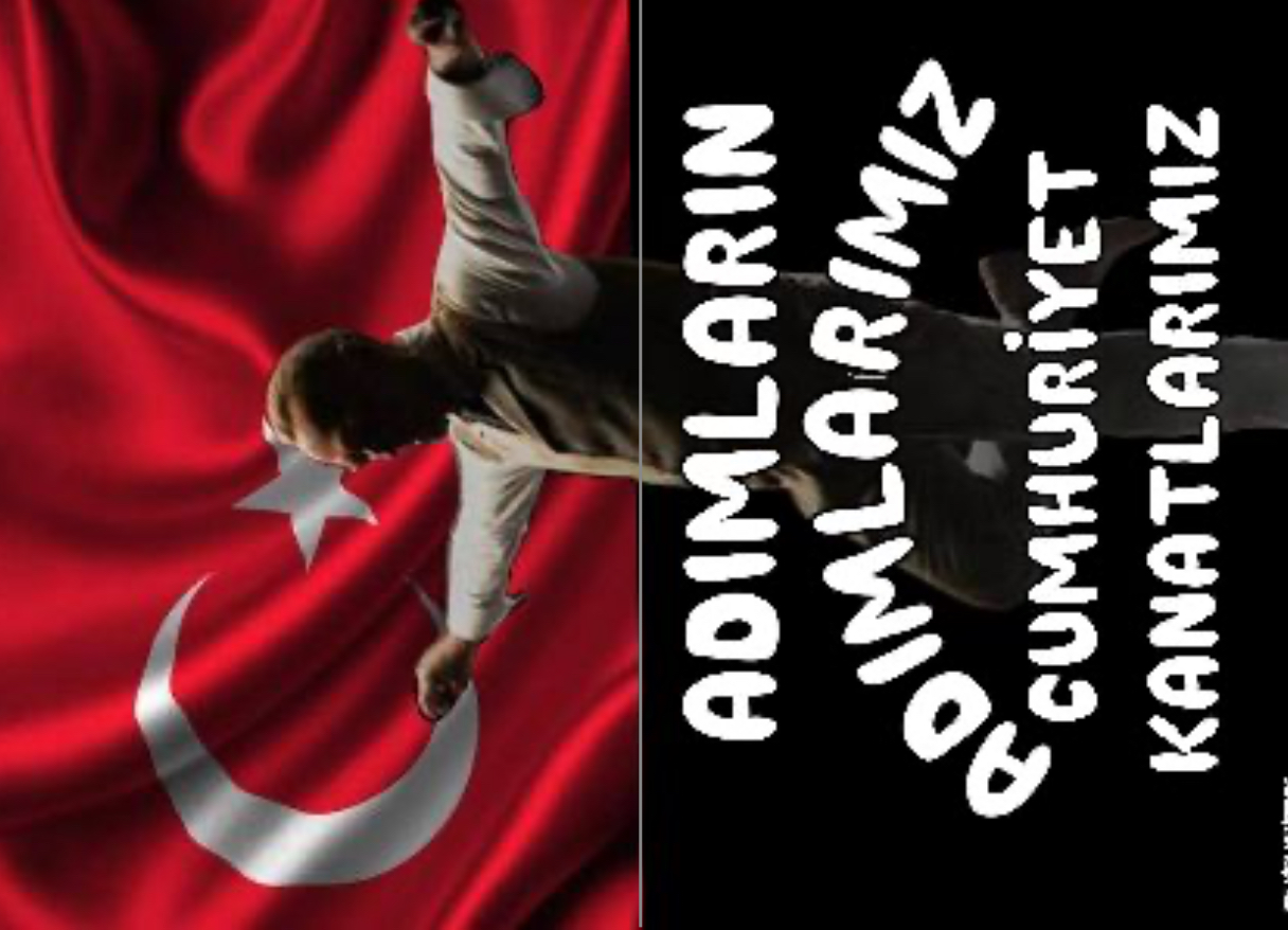 Adımların Adımlarımız Cumhuriyet Kanatlarımız ATATÜRK 4 DİKEY ( 2 A4 )