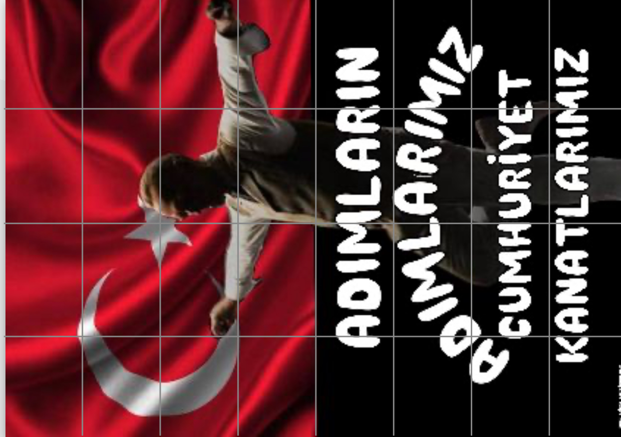 Adımların Adımlarımız Cumhuriyet Kanatlarımız ATATÜRK 4 DİKEY ( 32 A4 )