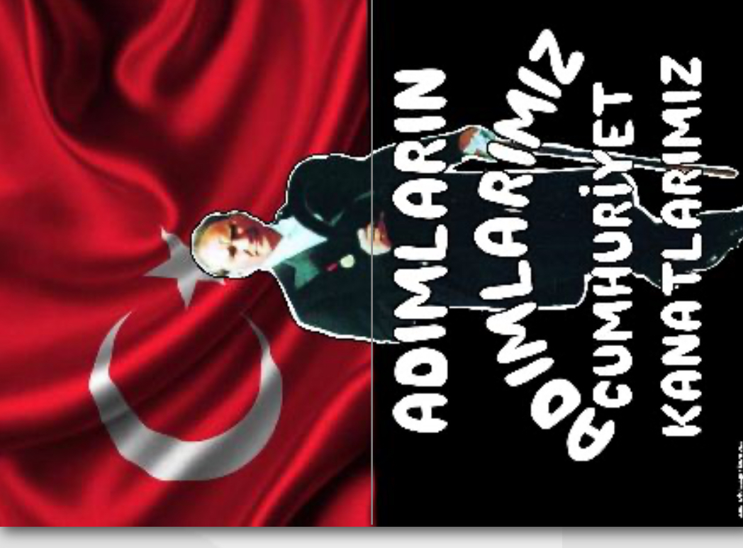 Adımların Adımlarımız Cumhuriyet Kanatlarımız ATATÜRK 5  DİKEY ( 2 A4 )
