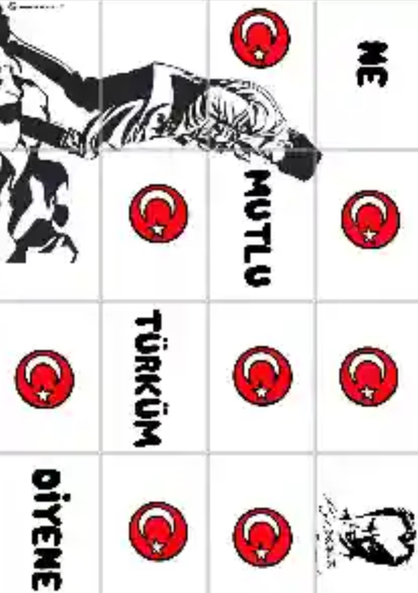 16 A4 Ne Mutlu Türküm Diyene RENKLİ