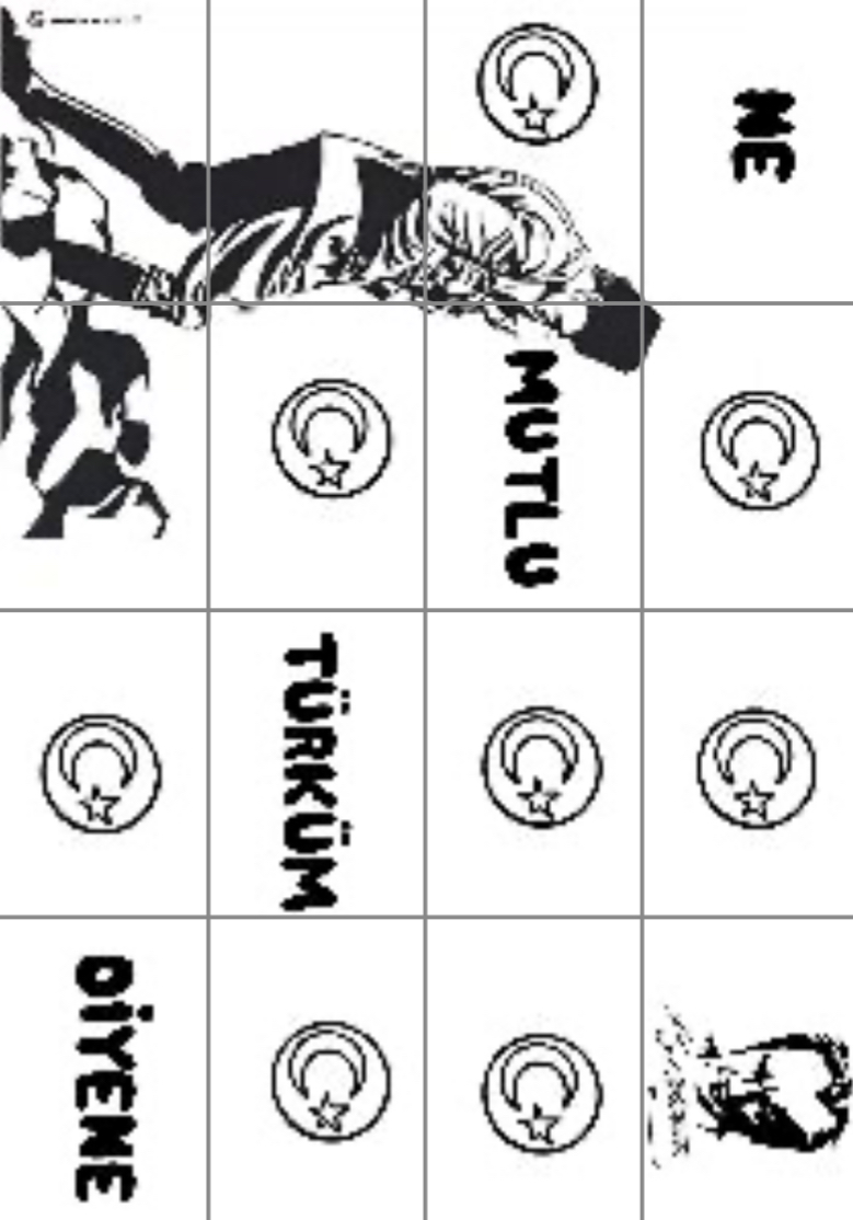 16 A4 Ne Mutlu Türküm Diyene RENKSİZ