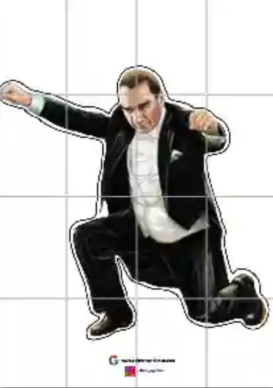 Zeybek Oynayan Atatürk 16 A4