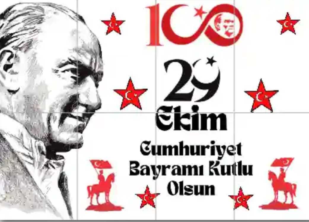 8 A4 29 Ekim Cumhuriyet Bayramı Kutlu Olsun