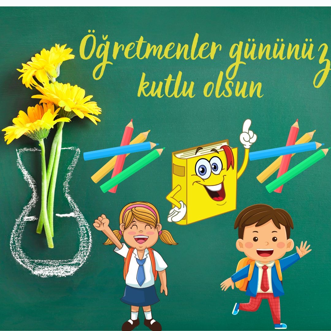 (PANO 7)  Öğretmenler Gününüz Kutlu Olsun Panosu Bütün Hali 6A4